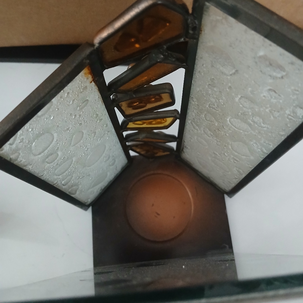 3 Piece Partlite Votive 2 Pc Wall Sconce And Table Piece - Picture 4 of 6